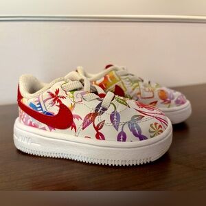 Nike Kids' Force 1 Patterned Sneakers